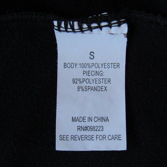 bcg Women's Black Quilted Front Track Jacket Size S Zip Up Athletic Lightweight - Picture 4 of 7